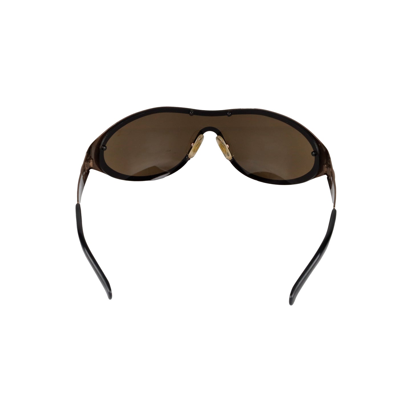 GLM-- Metallic Shield Sunglasses - '90s