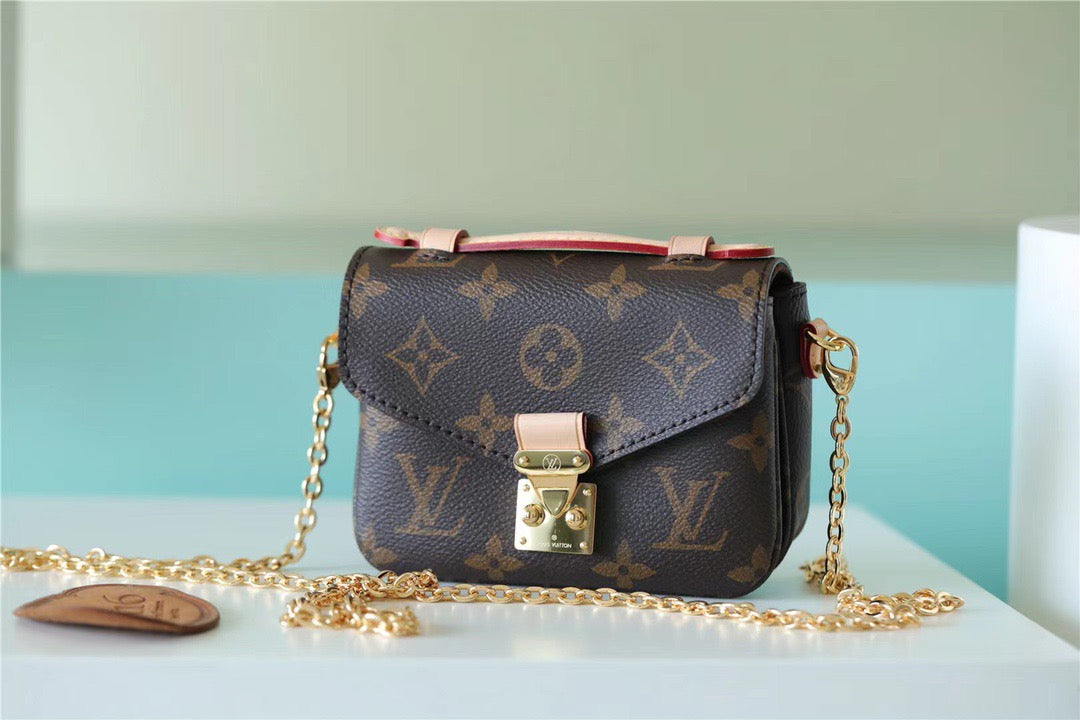 LV Micro Metis Monogram Canvas For Women, WomenÃ¢â‚¬â„¢s Handbags, Shoulder And Crossbody Bags 5.5in/14cm LV M81267