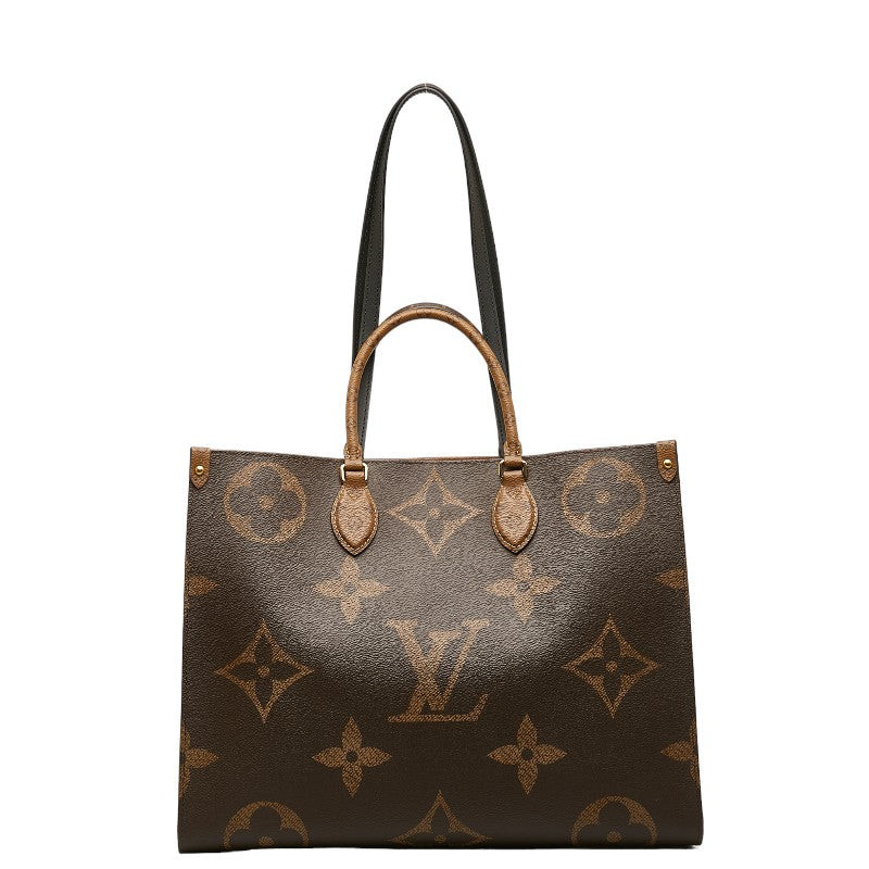 LOUIS VUITTON Louis Vuitton Monogram Giant Reverse M45320 Handbags PVC/Leather Brown