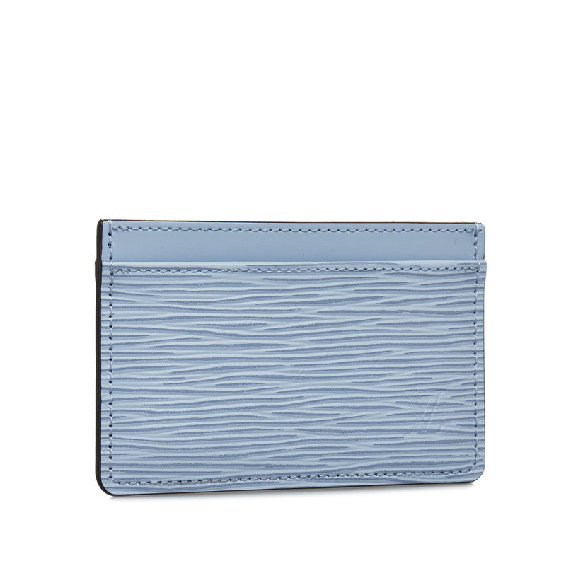 Louis Vuitton Epic Port Cult Sample Cardcase Passcase M81059 New Jersey Blue Leather Ladies Louis Vuitton