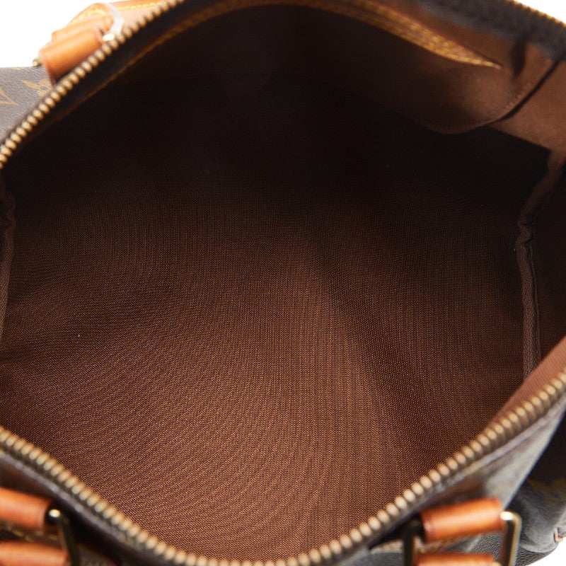 Louis Vuitton Monogram Speed 30 Handbag M41526 Brown PVC Leather Lady Louis Vuitton