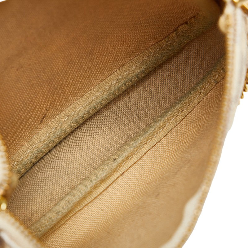 Louis Vuitton Damier Azur Mini Pochette Accessories Accessory Pochette N58010 White PVC Leather  Louis Vuitton
