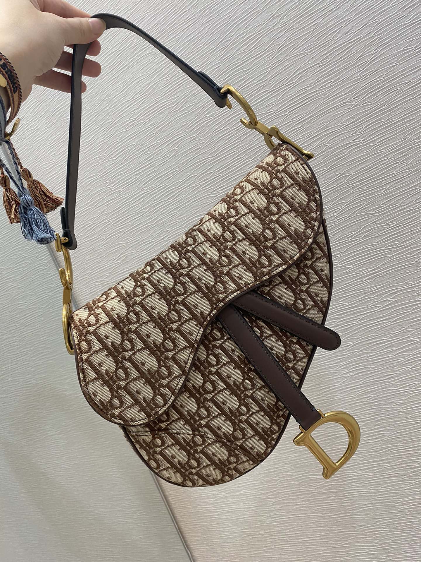 GLAMI Saddle Bag Brown For Women 10in/26cm CD