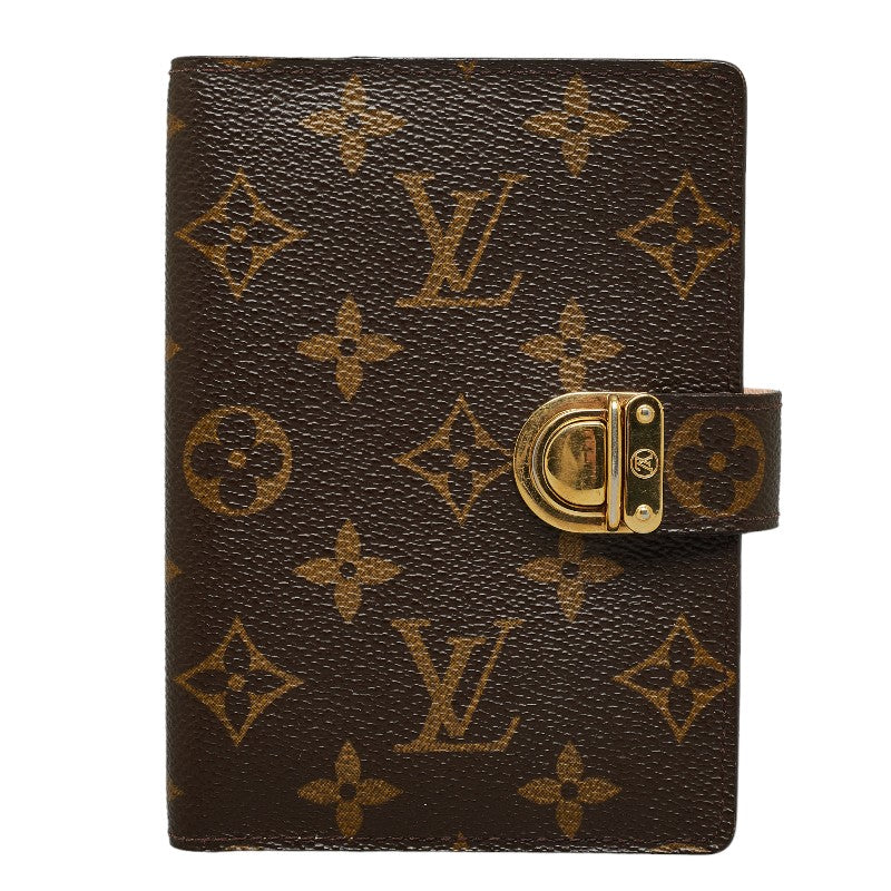 Louis Vuitton Monogram Agenda PM Koala Handbook Cover R21013 Brown PVC Leather  Louis Vuitton