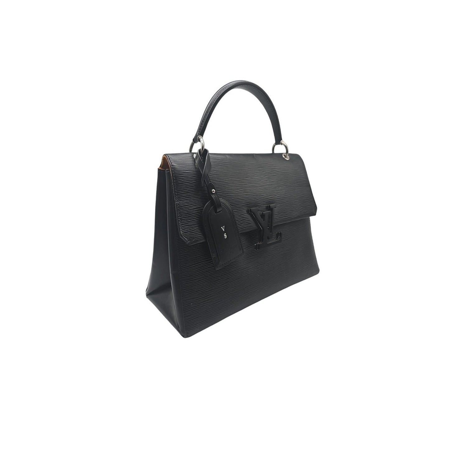 Louis Vuitton Black Epi Grenelle Handbag