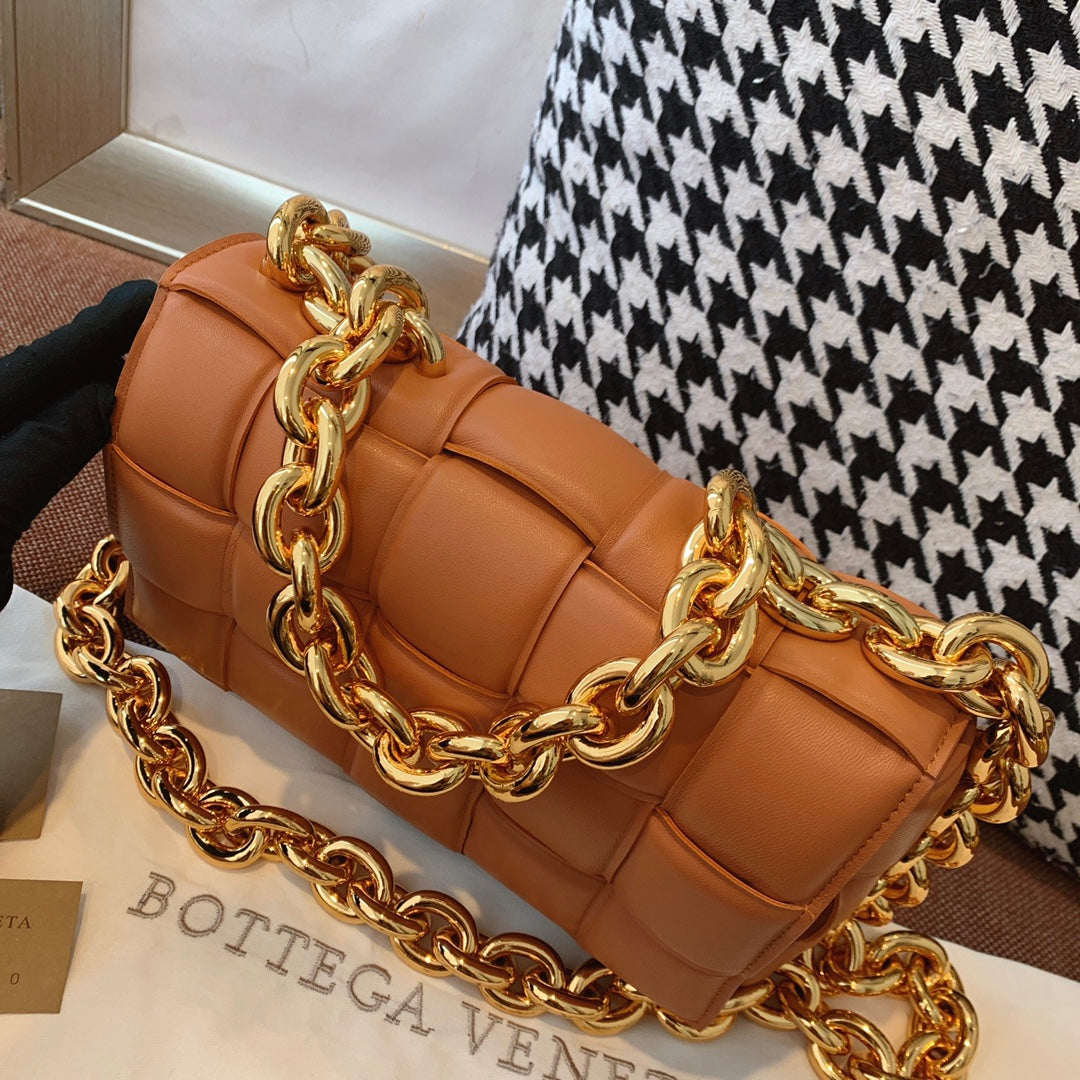 GLAMI Chain Cassette Brown, For Women, WomenÃ¢â‚¬â„¢s Bags 10.2in/26cm