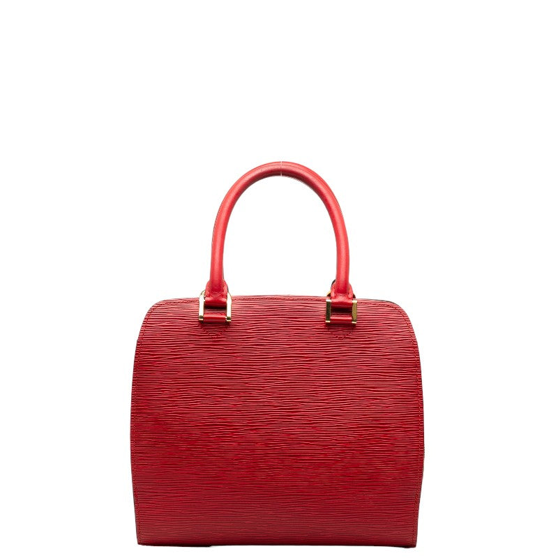 Louis Vuitton Epi Punch Handbag M52057 Castilian Red Leather  Louis Vuitton