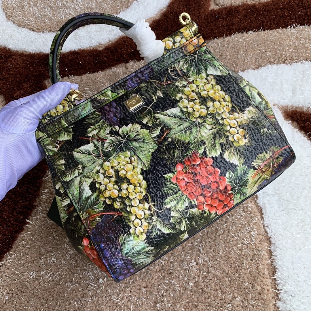 GLAMI MeGLAMIum Sicily Handbag Unique Print Motifs Muticolour For Women 10.2in/26cm GLAMI