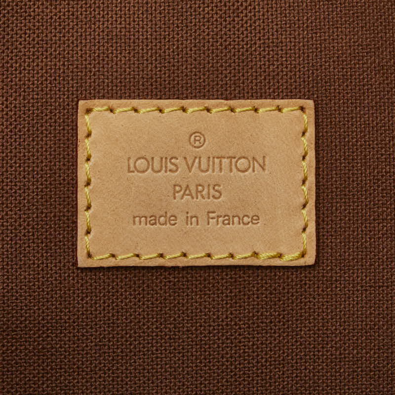 Louis Vuitton Monogram Lockies Handbag M40102 Brown PVC Leather  Louis Vuitton