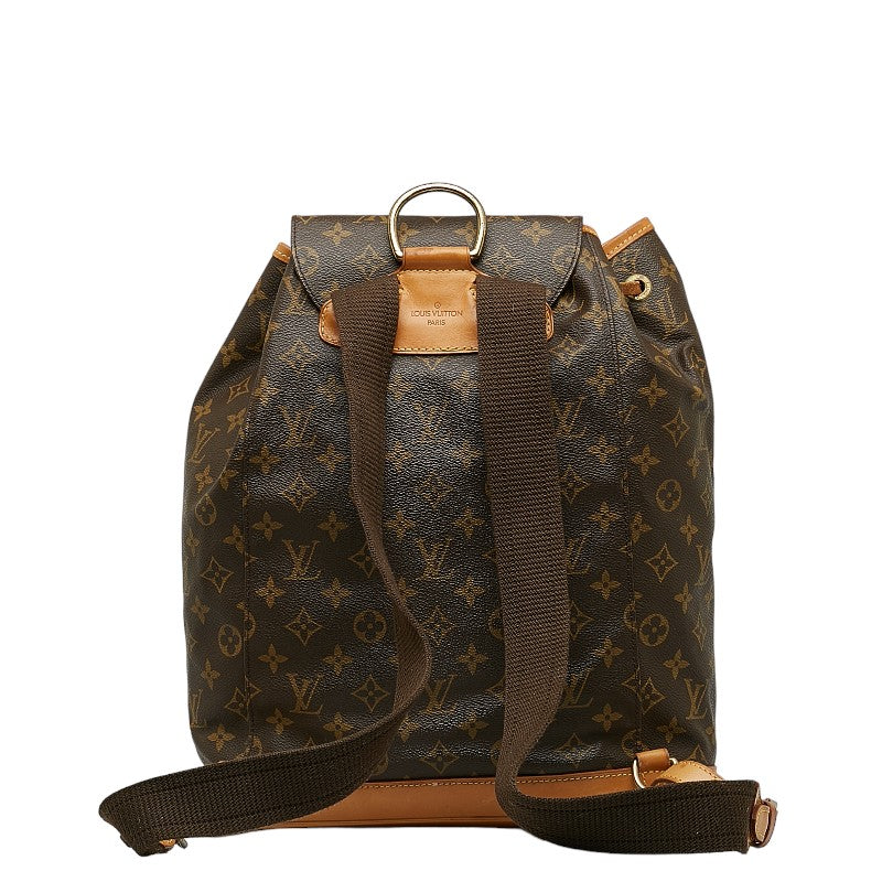 Louis Vuitton Monogram Monogram GM Lounge Backpack M51135 Brown PVC Leather Lady Louis Vuitton