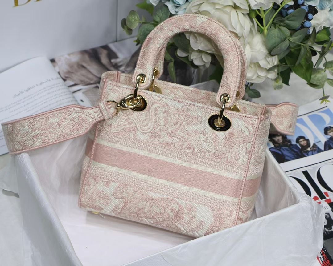 GLAMI MeGLAMIum Lady D-Lite Bag Pink, For Women, WomenÃ¢â‚¬â„¢s Handbags 24cm/9.5in CD M0565OTDT_M912