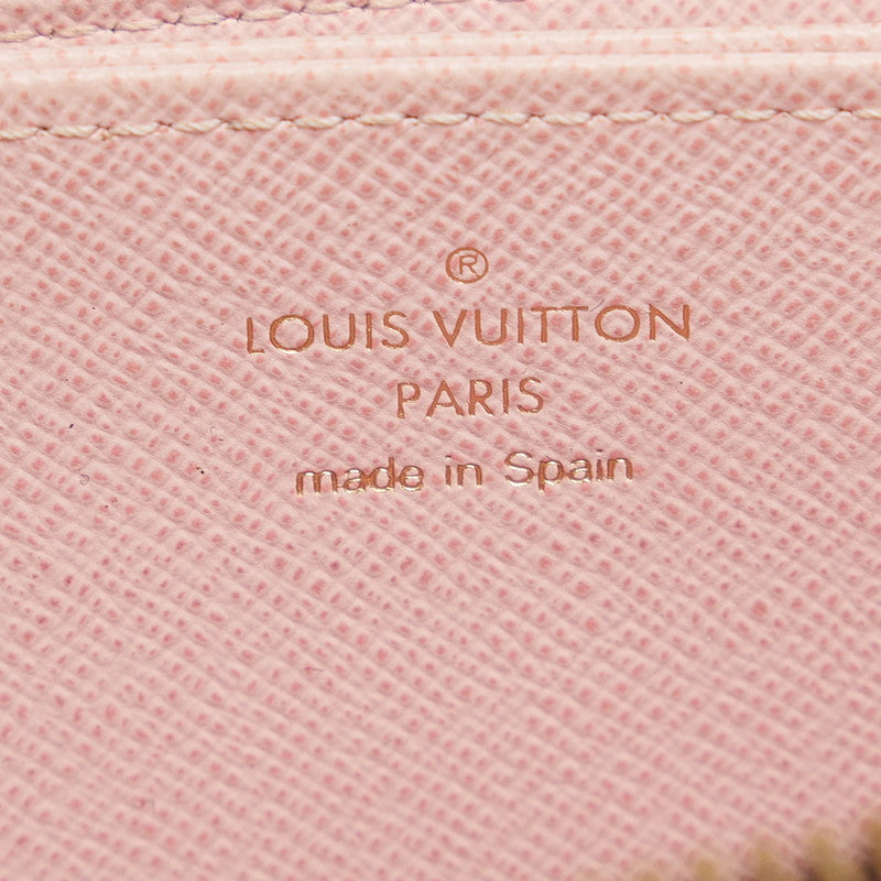 Louis Vuitton Monogram Jeep Wallet Roundfather Long Wallet M41894 Brown Rose Valerie PVC Leather Ladies Louis Vuitton