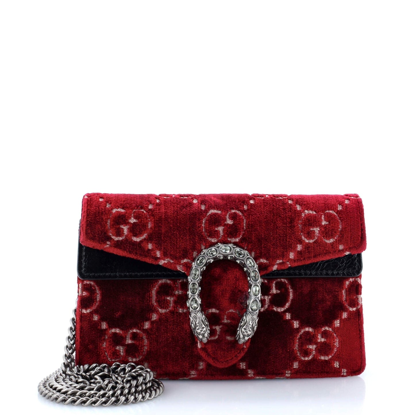 Dionysus Bag GG Velvet Super Mini