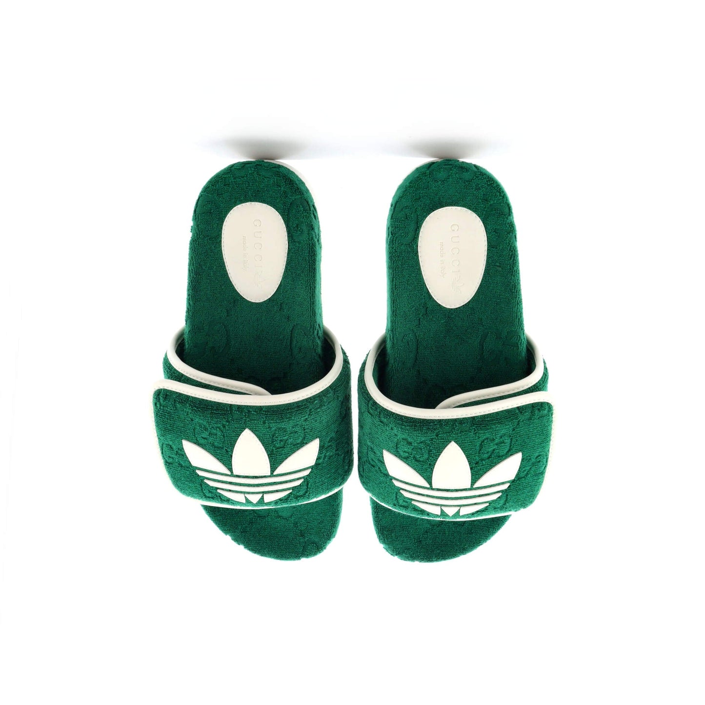 x Adidas Women's Platform Slide Sandals Terry Cloth