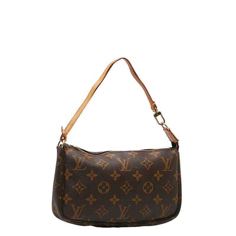Louis Vuitton Monogram M40712 Handbag PVC/Leather Brown