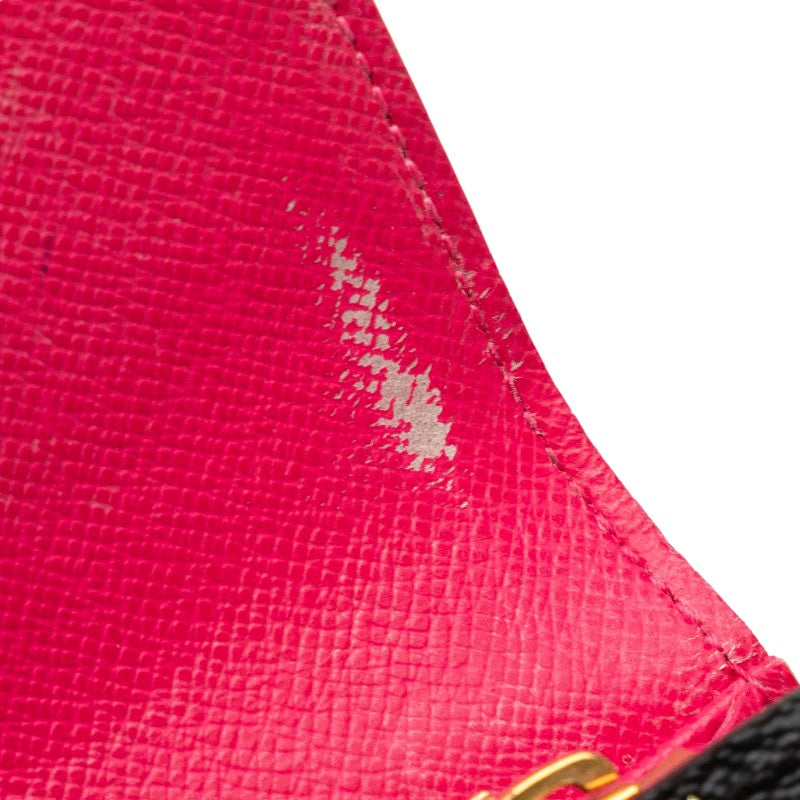 Louis Vuitton Monogram Multicolor M93533 Long Wallet PVC/Ledger Black Black