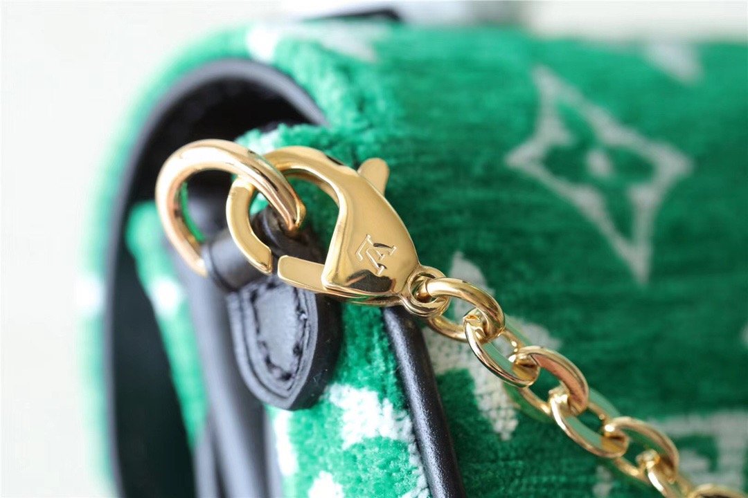 LV Micro Metis Monogram Jacquard Green For Women, WomenÃ¢â‚¬â„¢s Handbags, Shoulder And Crossbody Bags 5.5in/14cm LV M81127