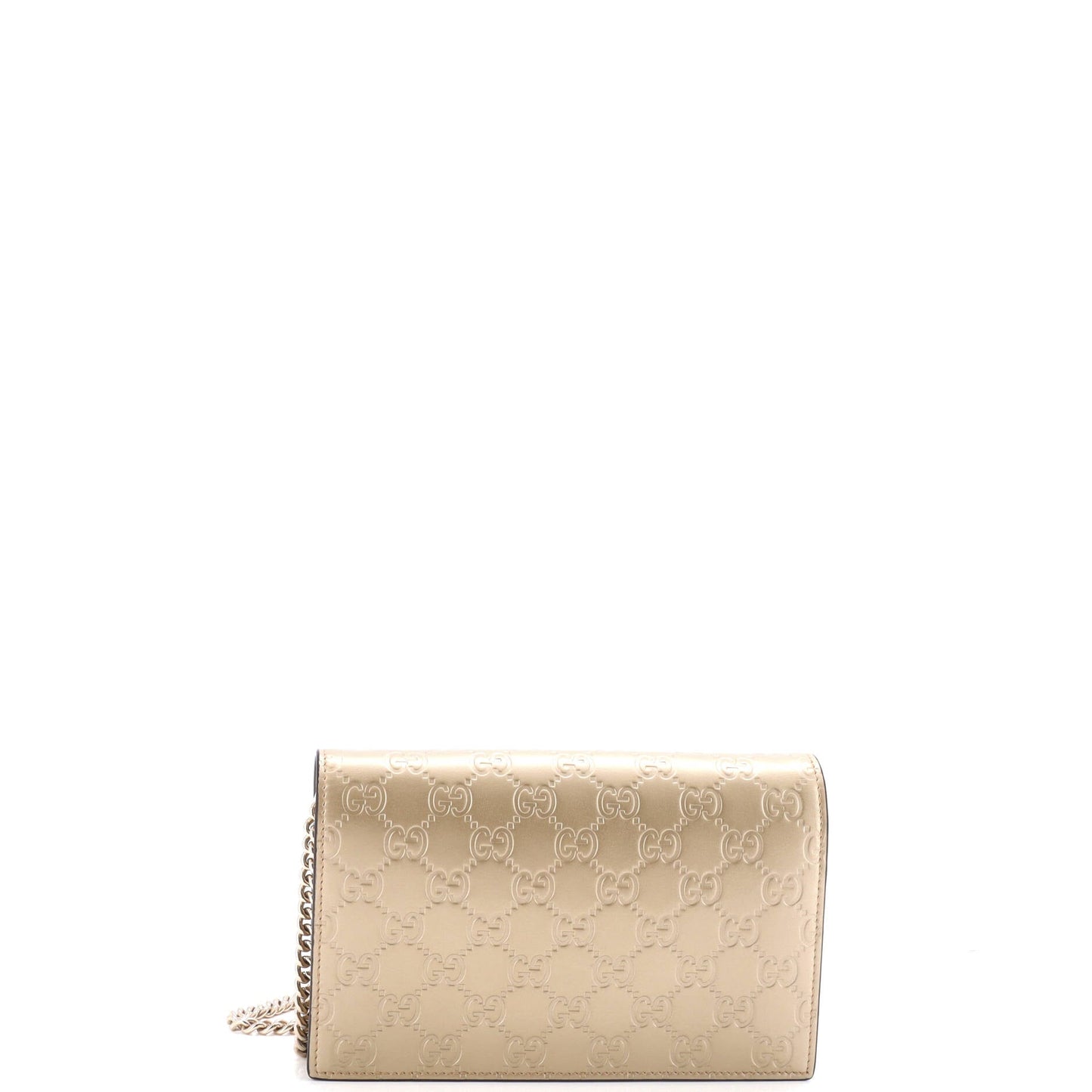 Signature Wallet on Chain Guccissima Leather