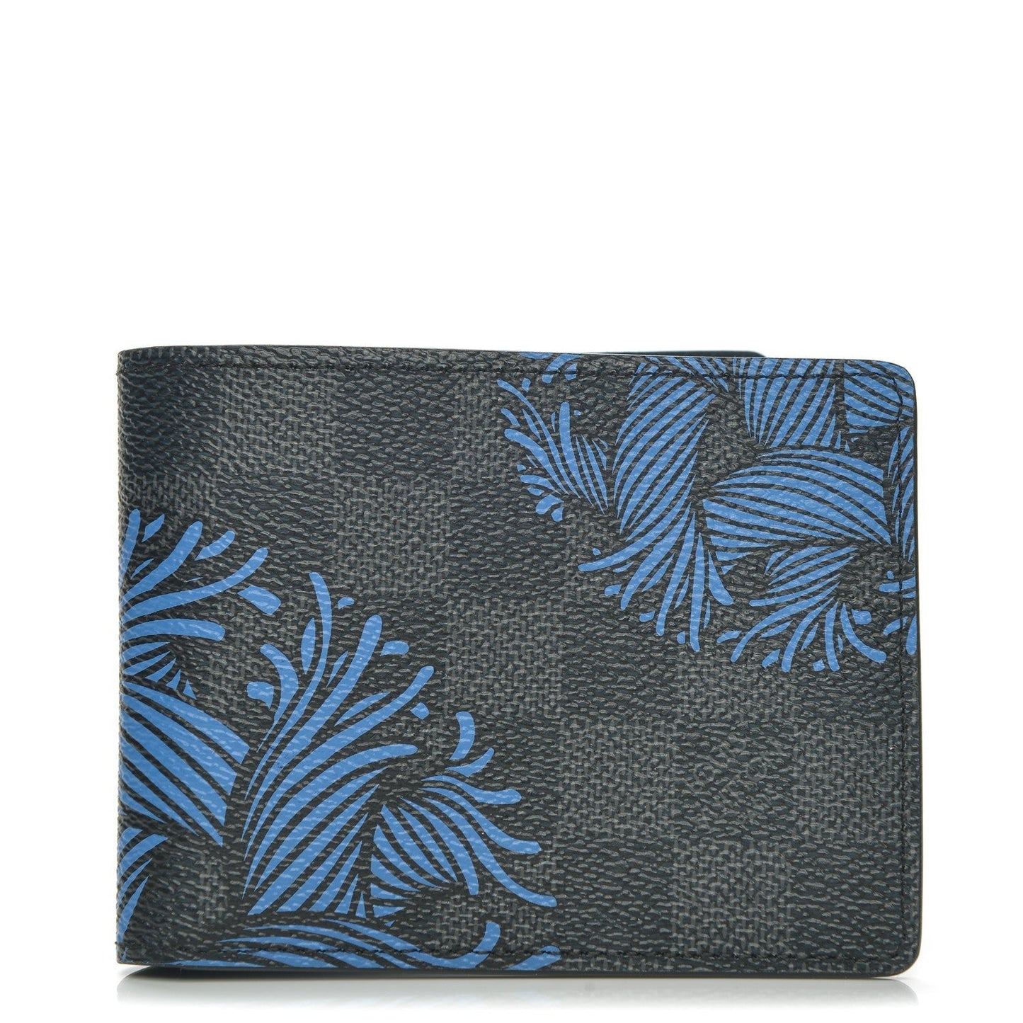 GLM-Damier Graphite Blue Rope Slender Wallet