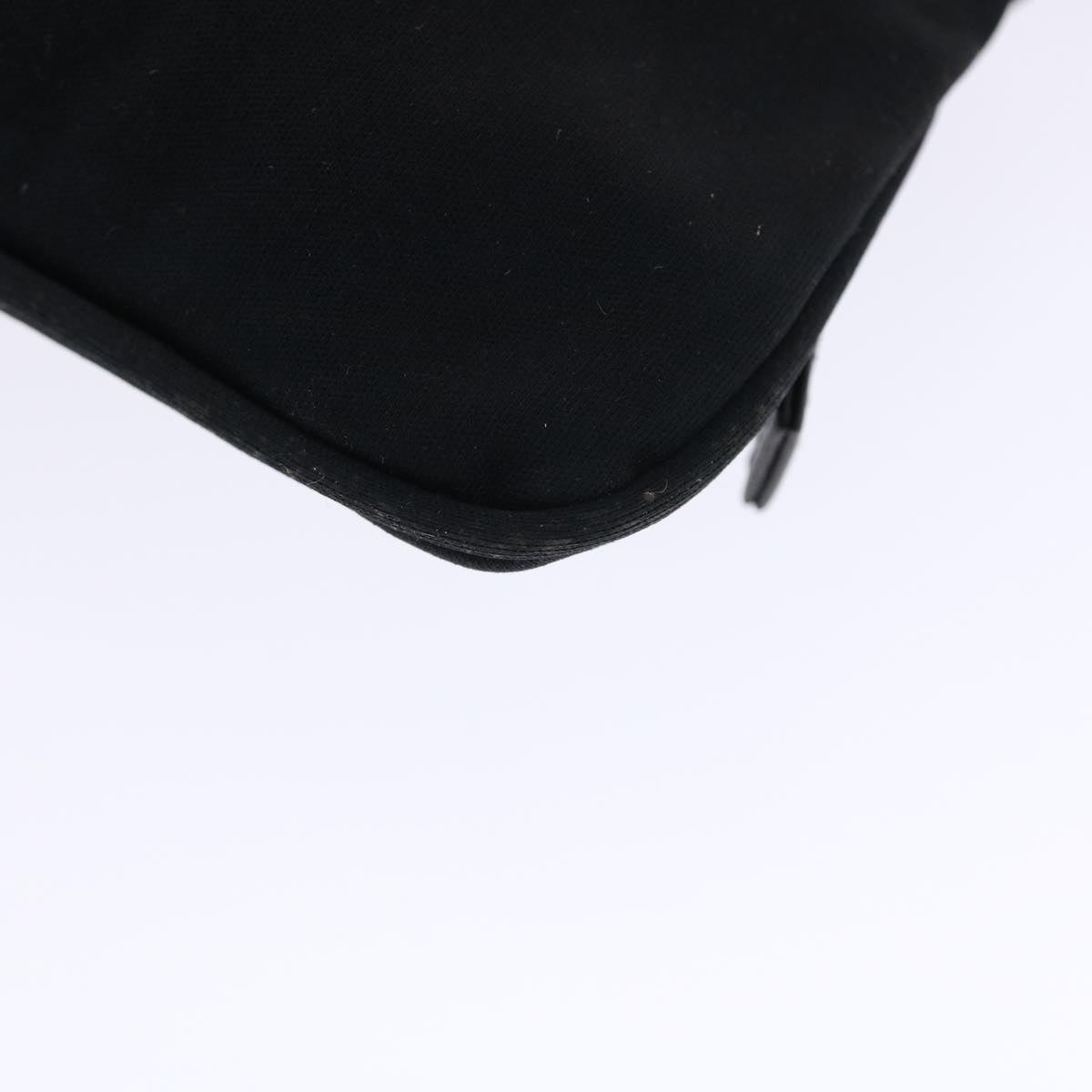 FENDI Mamma Baguette Shoulder Bag Nylon Black 50144