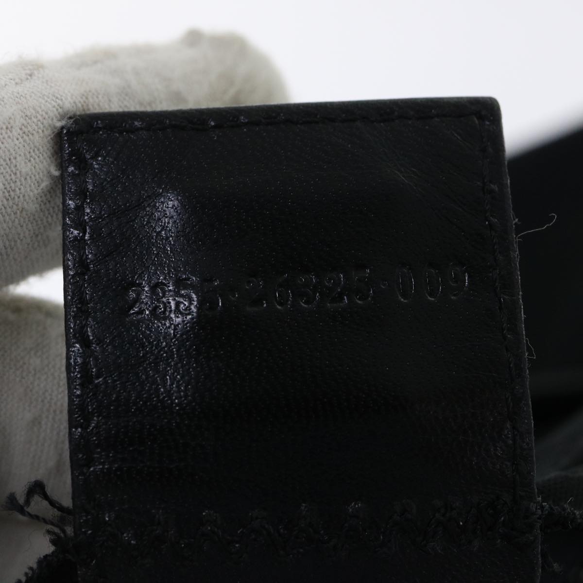 FENDI Mamma Baguette Shoulder Bag Nylon Black 50146