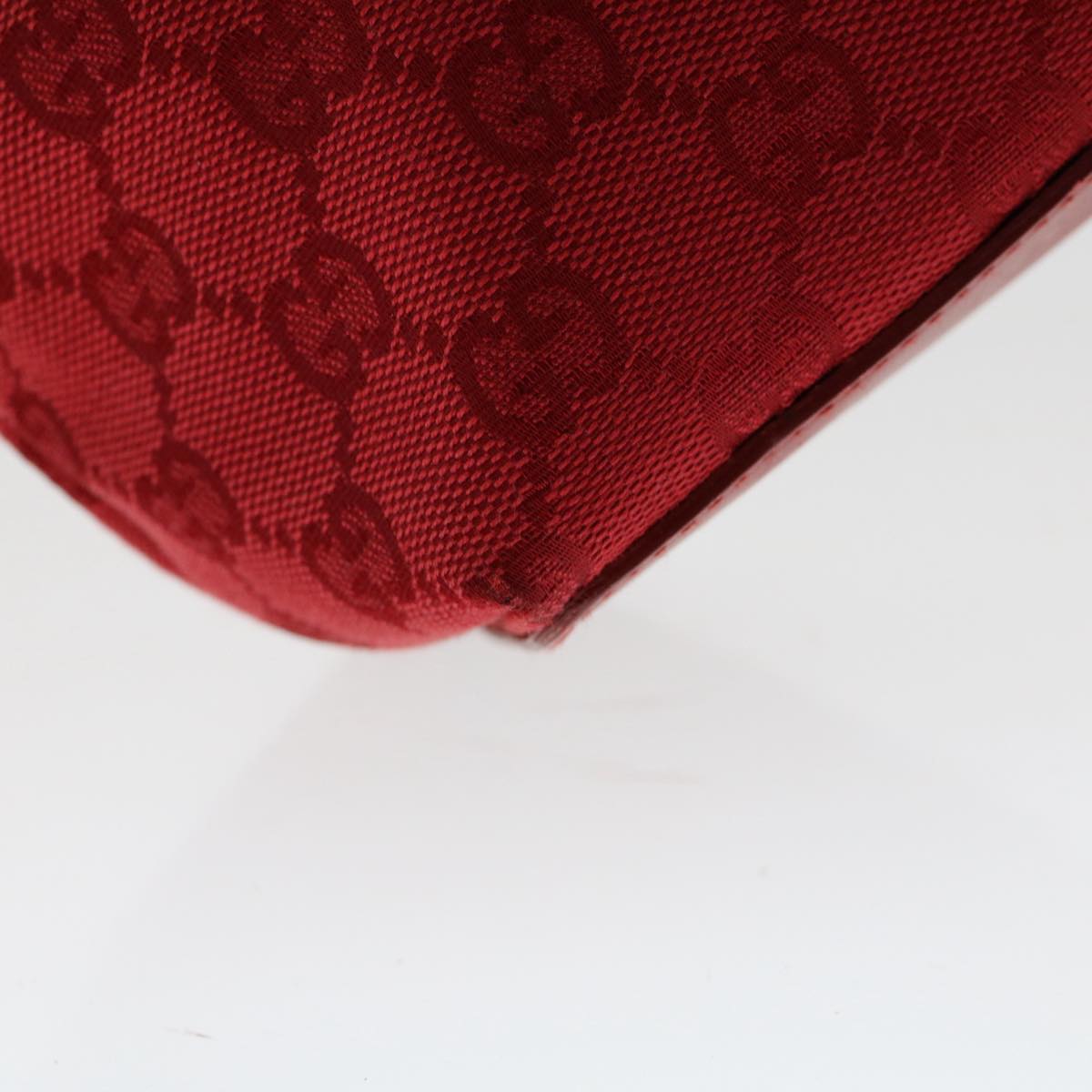 GUCCI GG Canvas Hand Bag Red 0021099 50163