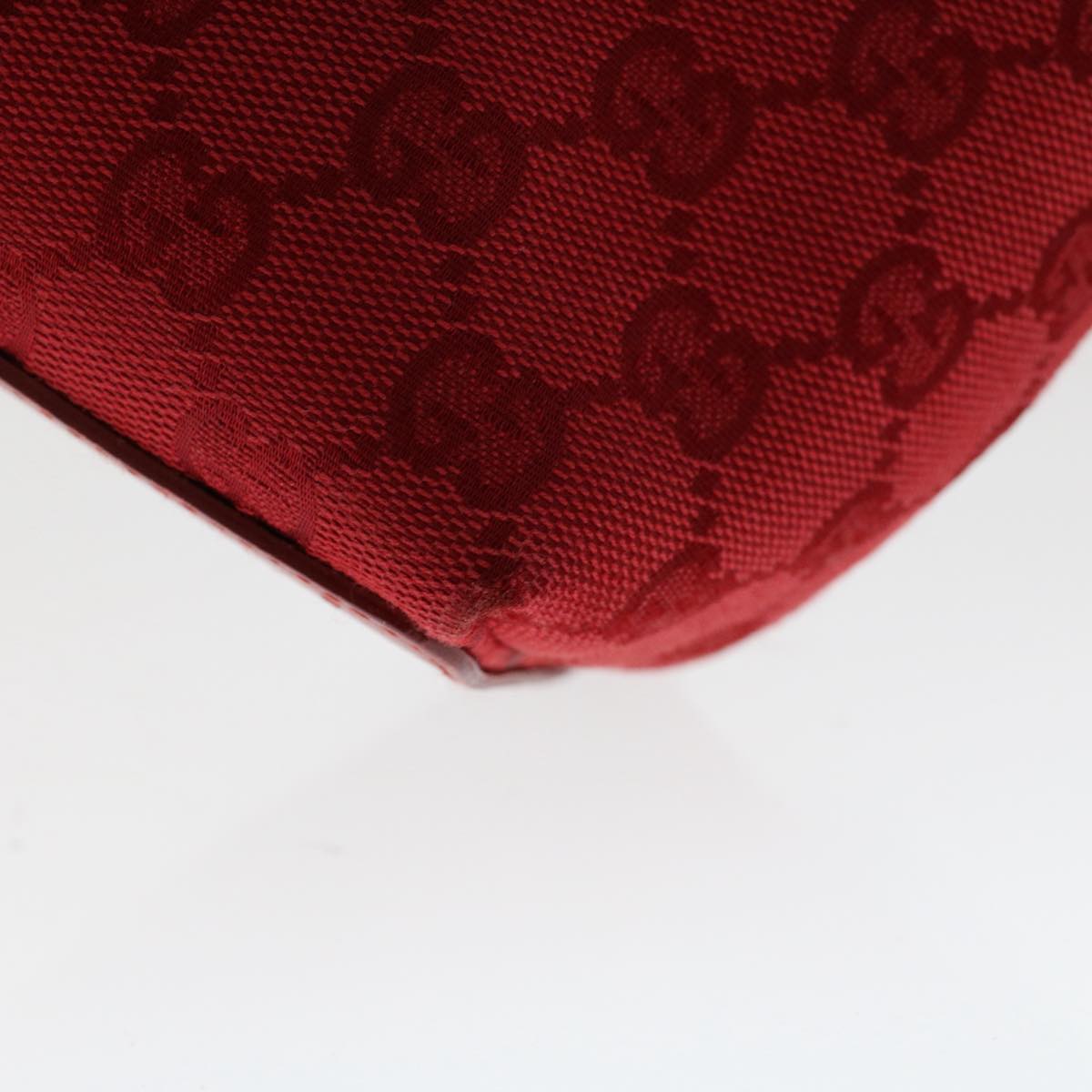 GUCCI GG Canvas Hand Bag Red 0021099 50163