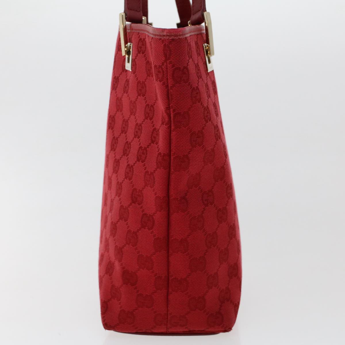 GUCCI GG Canvas Hand Bag Red 0021099 50163