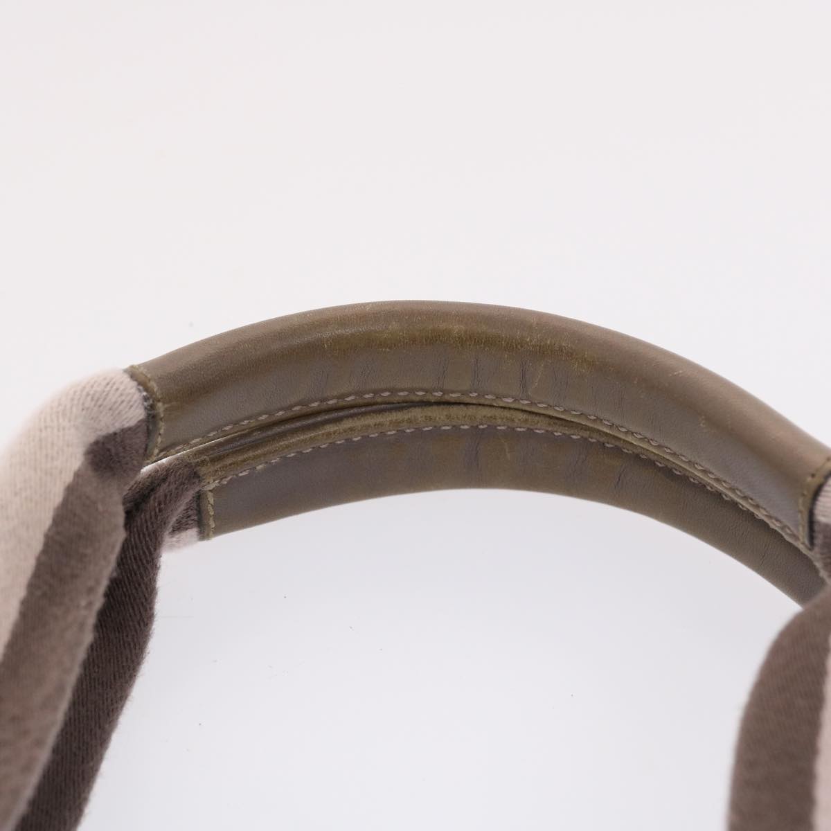 GUCCI GG Canvas Sherry Line Tote Bag Beige Gray pink 50175