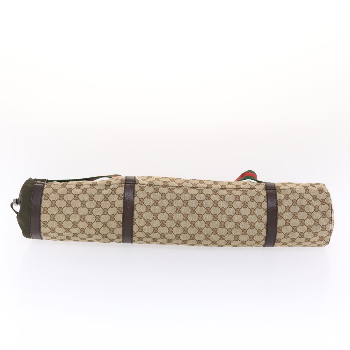 GUCCI GG Canvas Web Sherry Line Shoulder Bag & Yoga Mat 63""x25.6"" 50207A