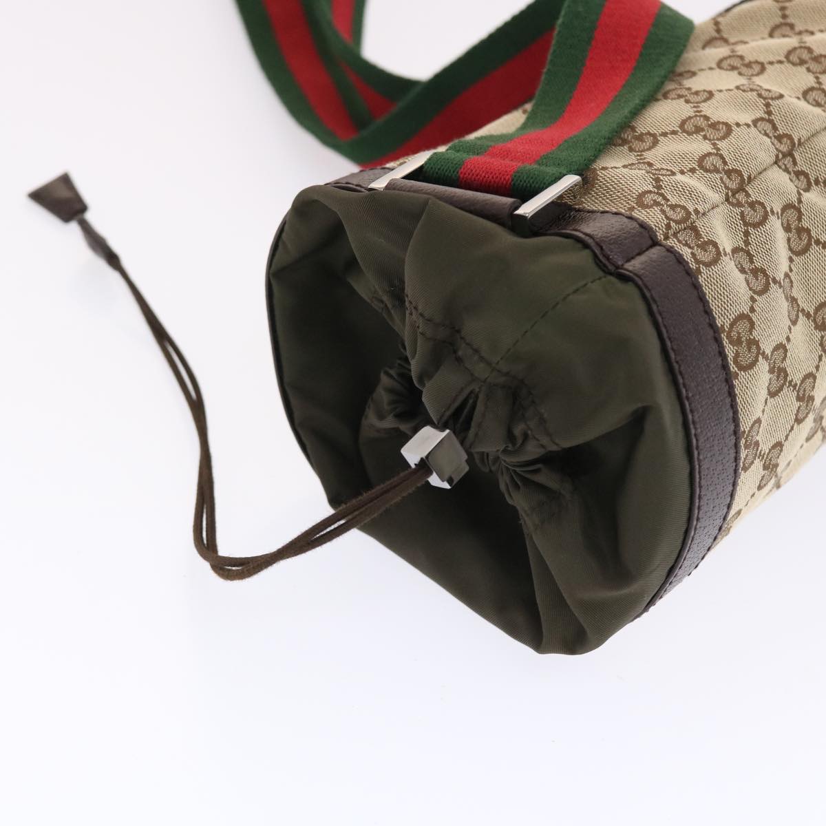 GUCCI GG Canvas Web Sherry Line Shoulder Bag & Yoga Mat 63""x25.6"" 50207A