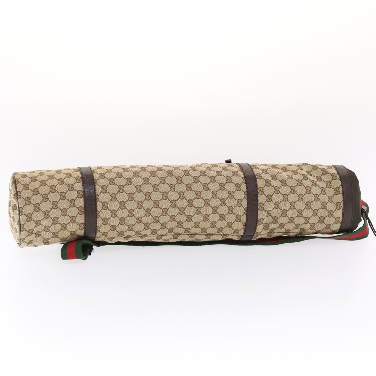 GUCCI GG Canvas Web Sherry Line Shoulder Bag & Yoga Mat 63""x25.6"" 50207A