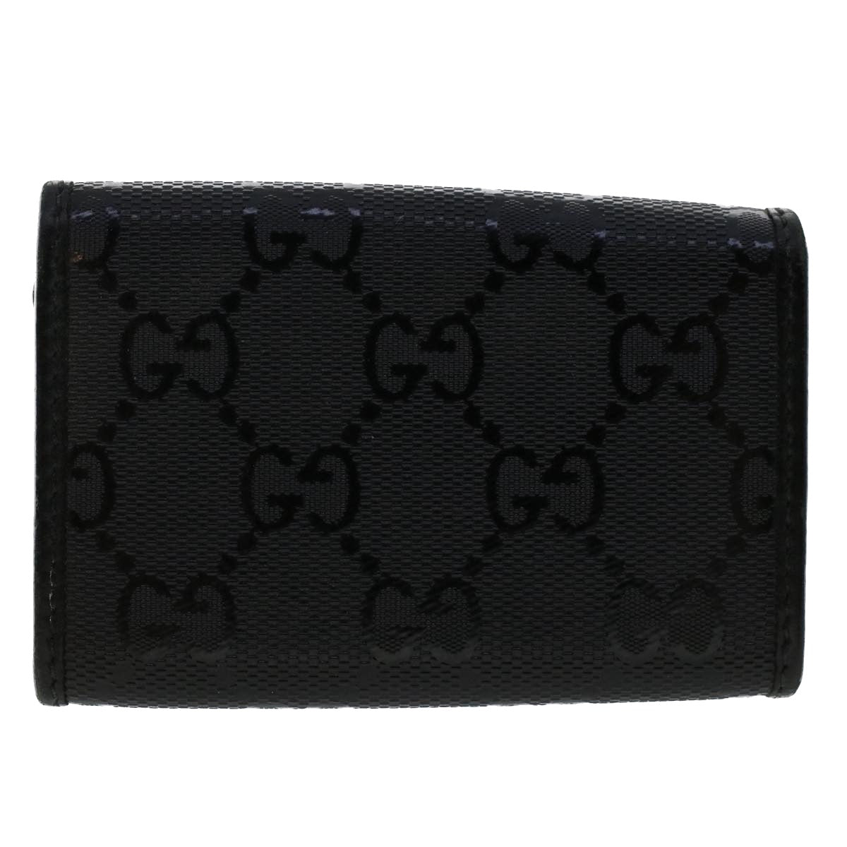 GUCCI GG Canvas Key Case Black 138093 50222