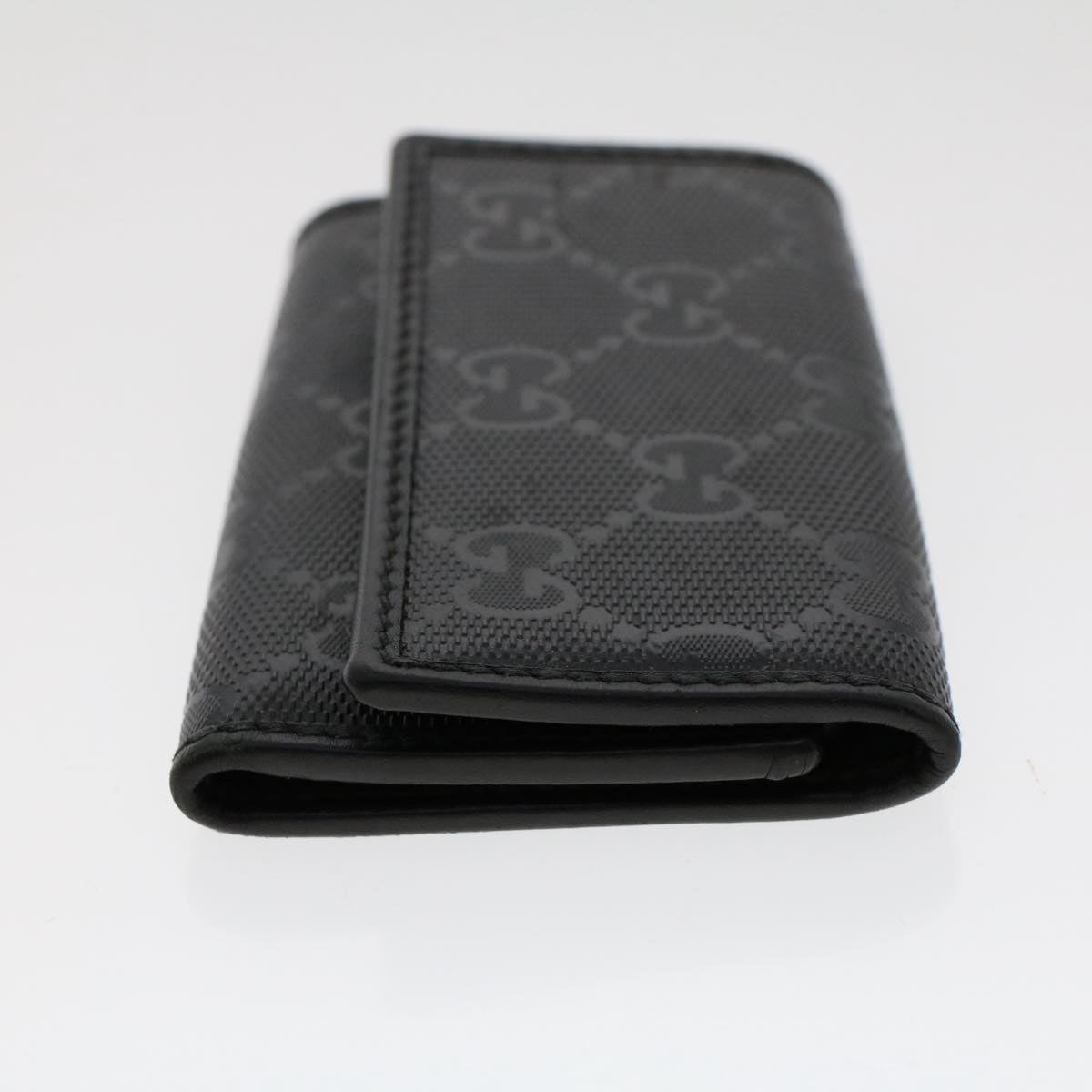 GUCCI GG Canvas Key Case Black 138093 50222