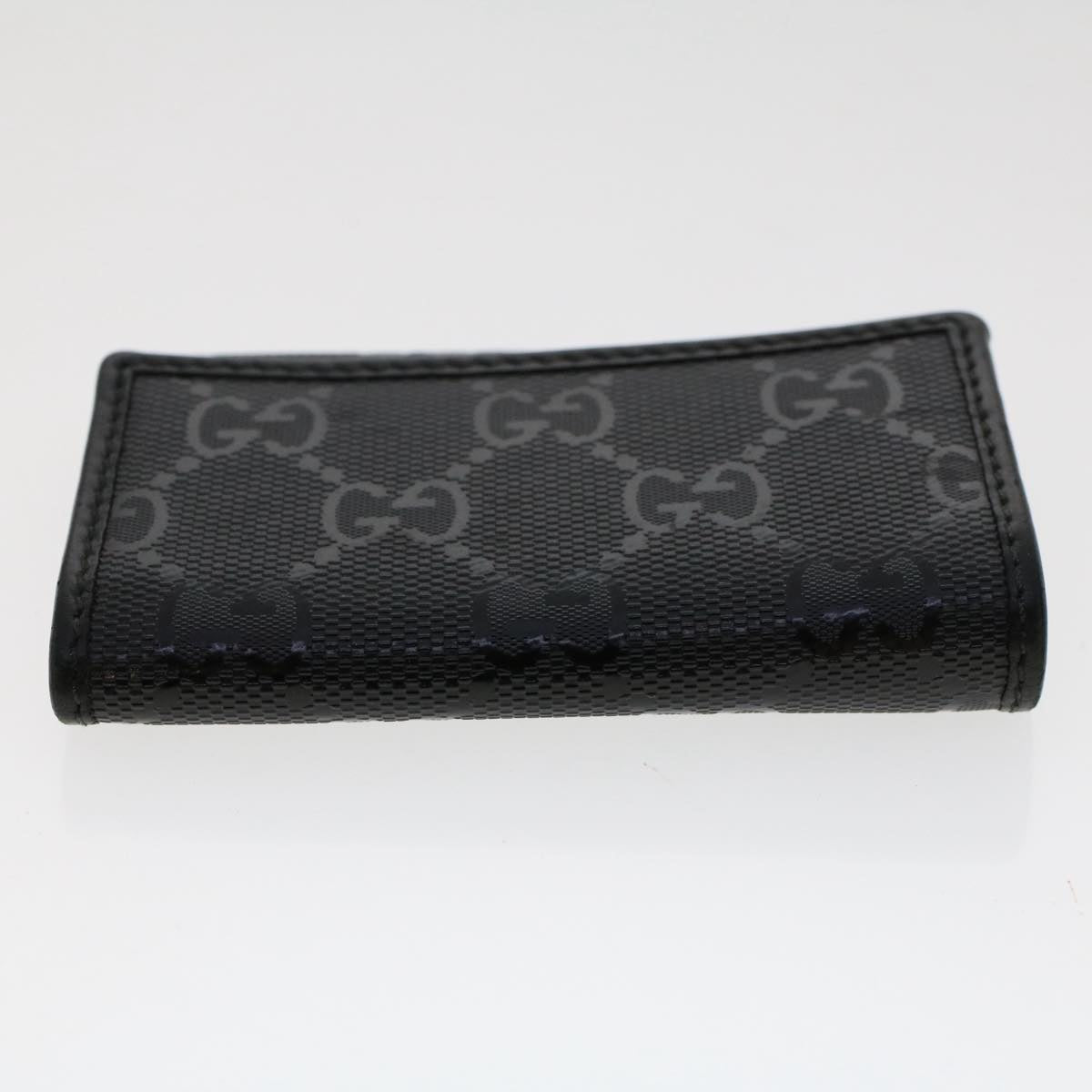 GUCCI GG Canvas Key Case Black 138093 50222