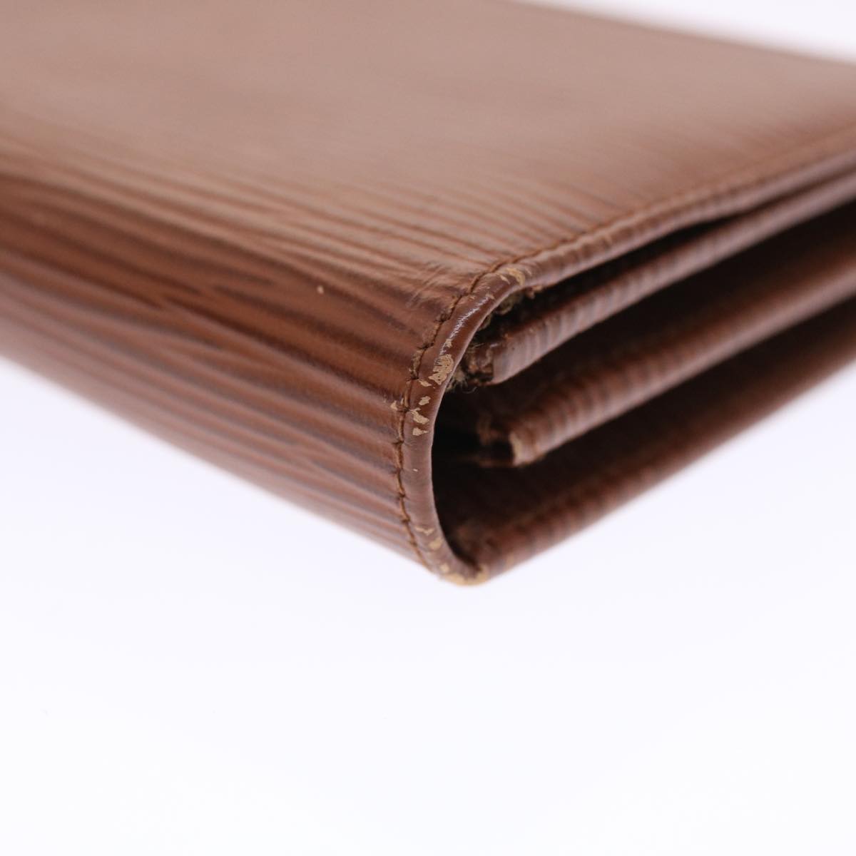 FENDI Long Wallet Leather Brown 50286
