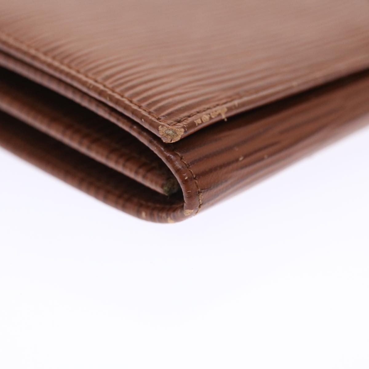 FENDI Long Wallet Leather Brown 50286