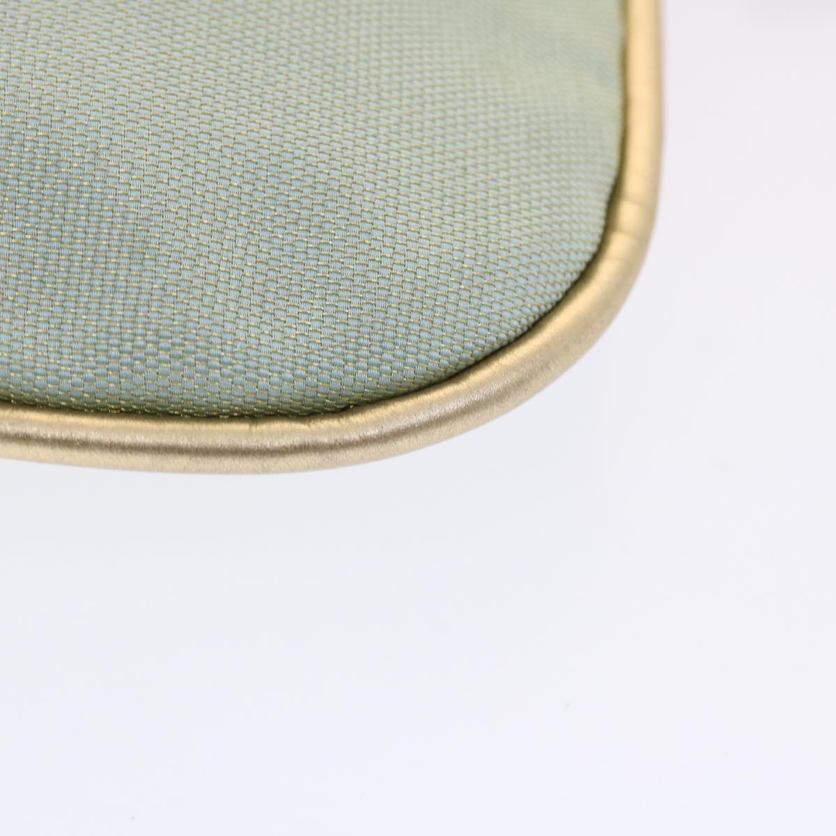 GUCCI Sherry Line Shoulder Bag Light Blue Gold 50417