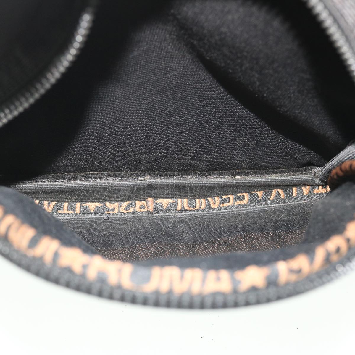 FENDI Backpack Nylon Black 50596