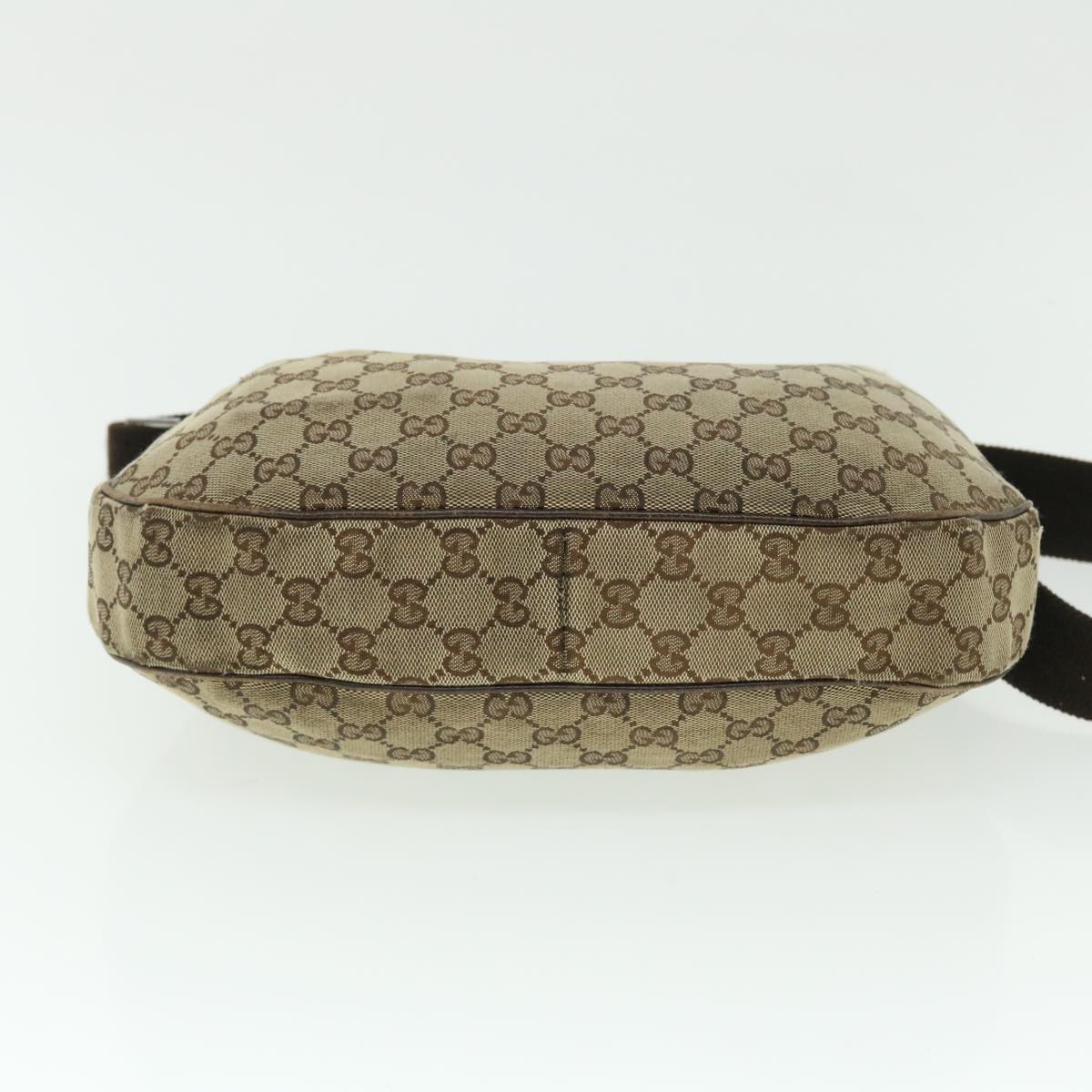 GUCCI GG Canvas Shoulder Bag Beige 122790 50738