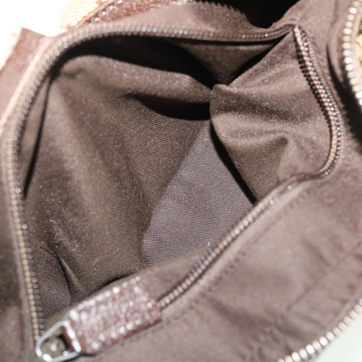 GUCCI GG Canvas Shoulder Bag Beige 122790 50738