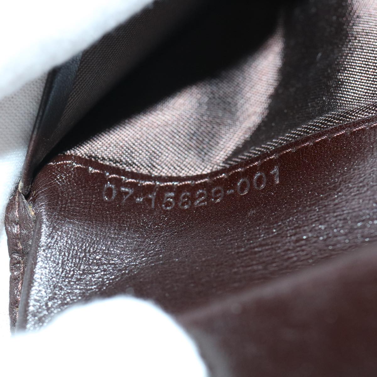 FENDI Zucca Canvas Wallet Black Brown 50751