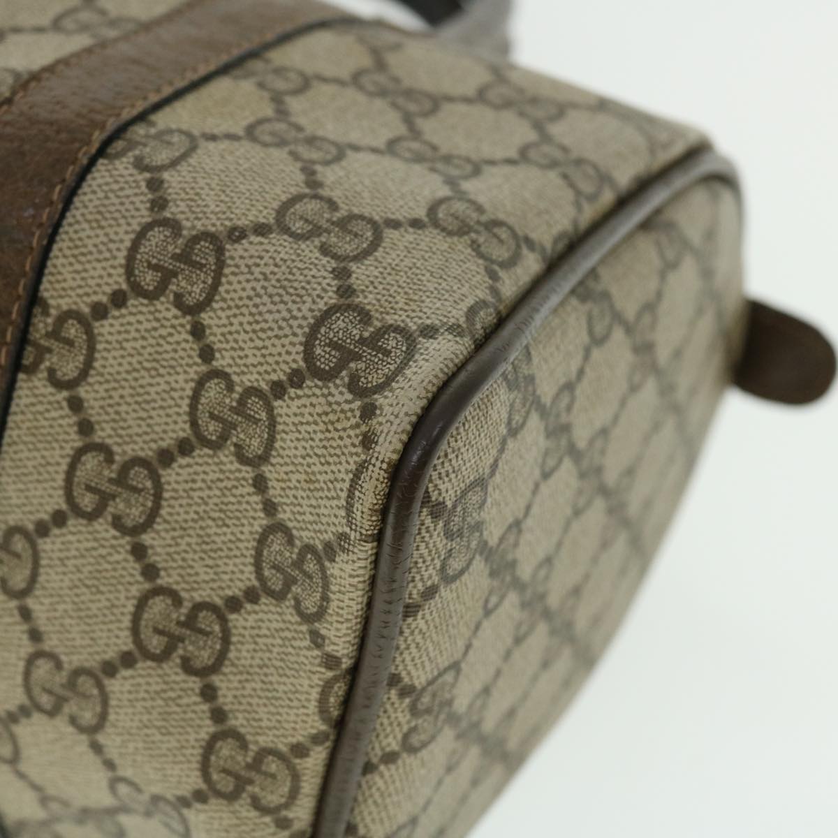 GUCCI GG Canvas Web Sherry Line Boston Bag Beige Red Green 39.02.006 50772