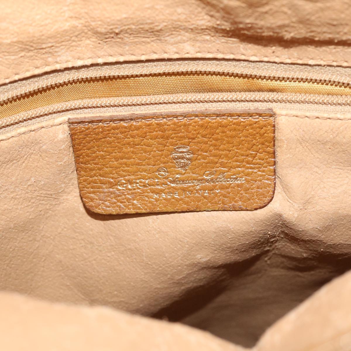 GUCCI GG Canvas Clutch Bag PVC Leather White 156.02.075 50774