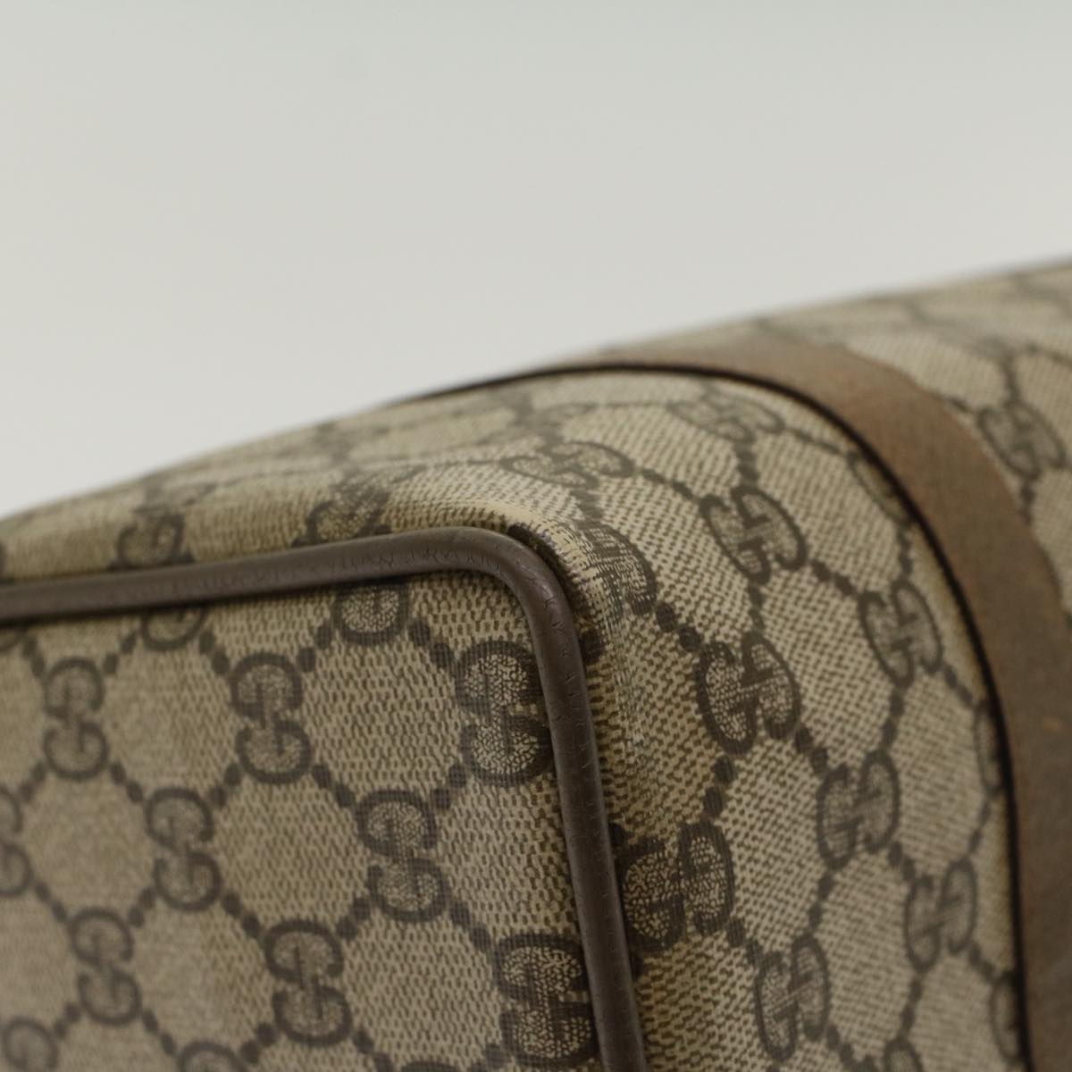 GUCCI GG Canvas Web Sherry Line Boston Bag Beige Red Green 116.02.006 50790