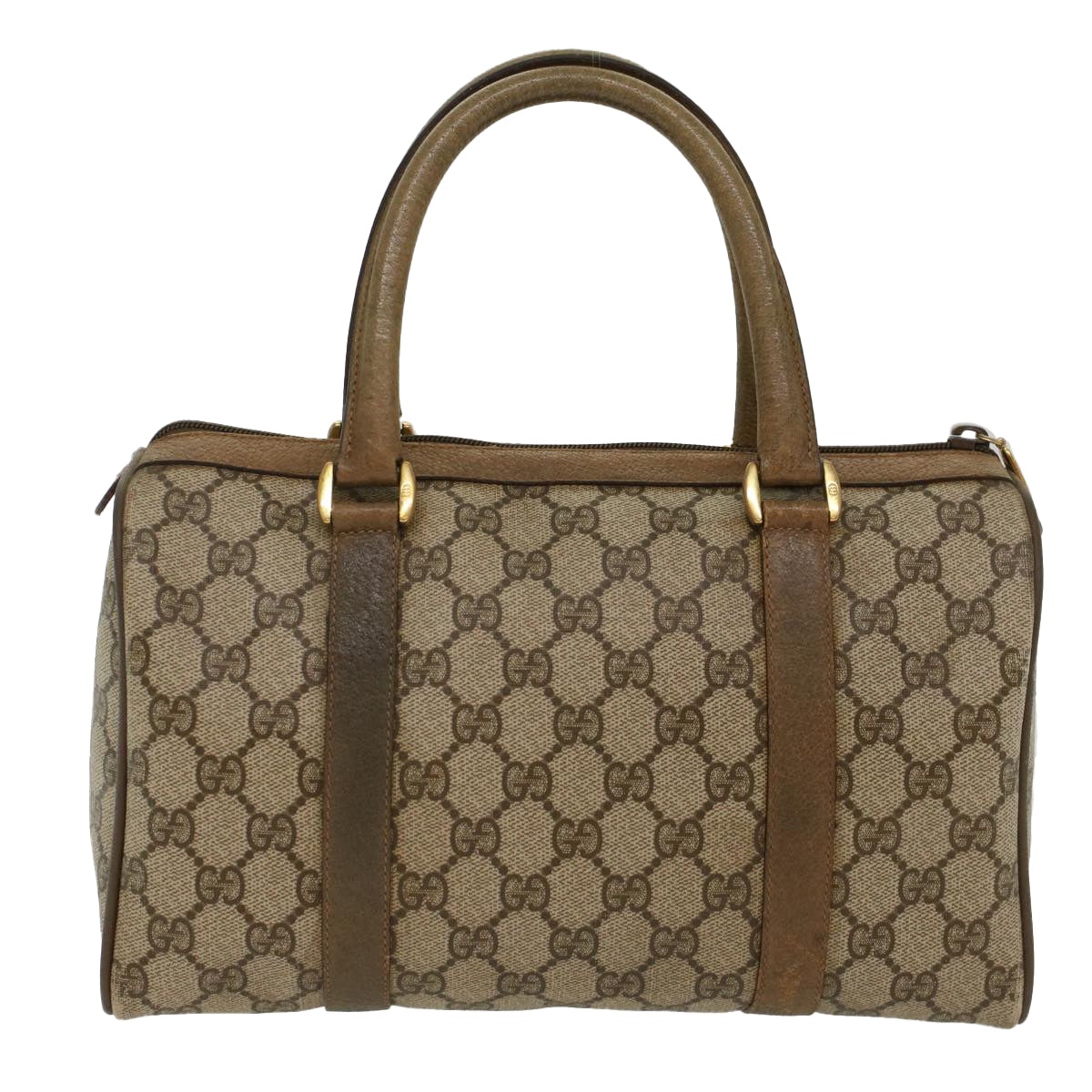GUCCI GG Canvas Web Sherry Line Boston Bag Beige Red Green 116.02.006 50790
