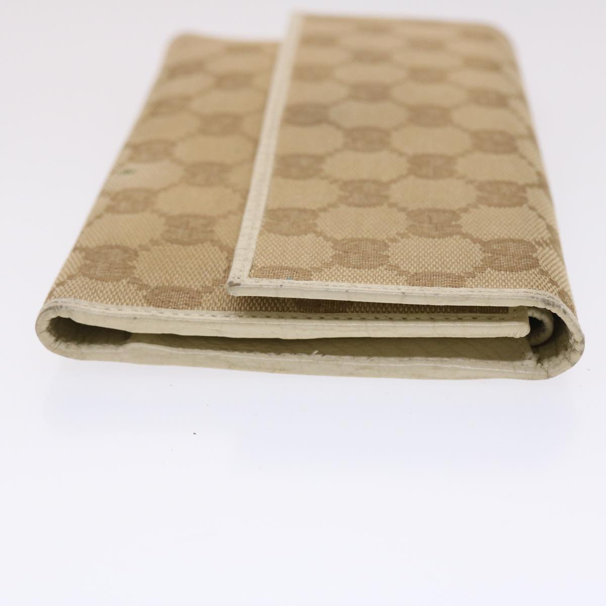 GUCCI GG Canvas Long Wallet Beige 257303 50817