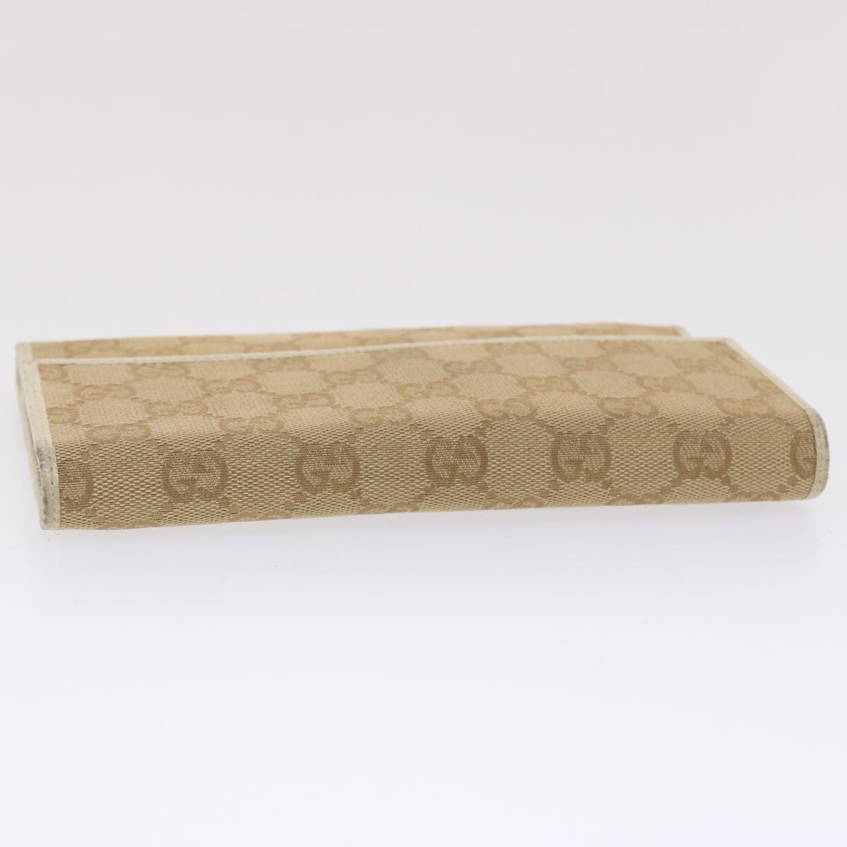 GUCCI GG Canvas Long Wallet Beige 257303 50817