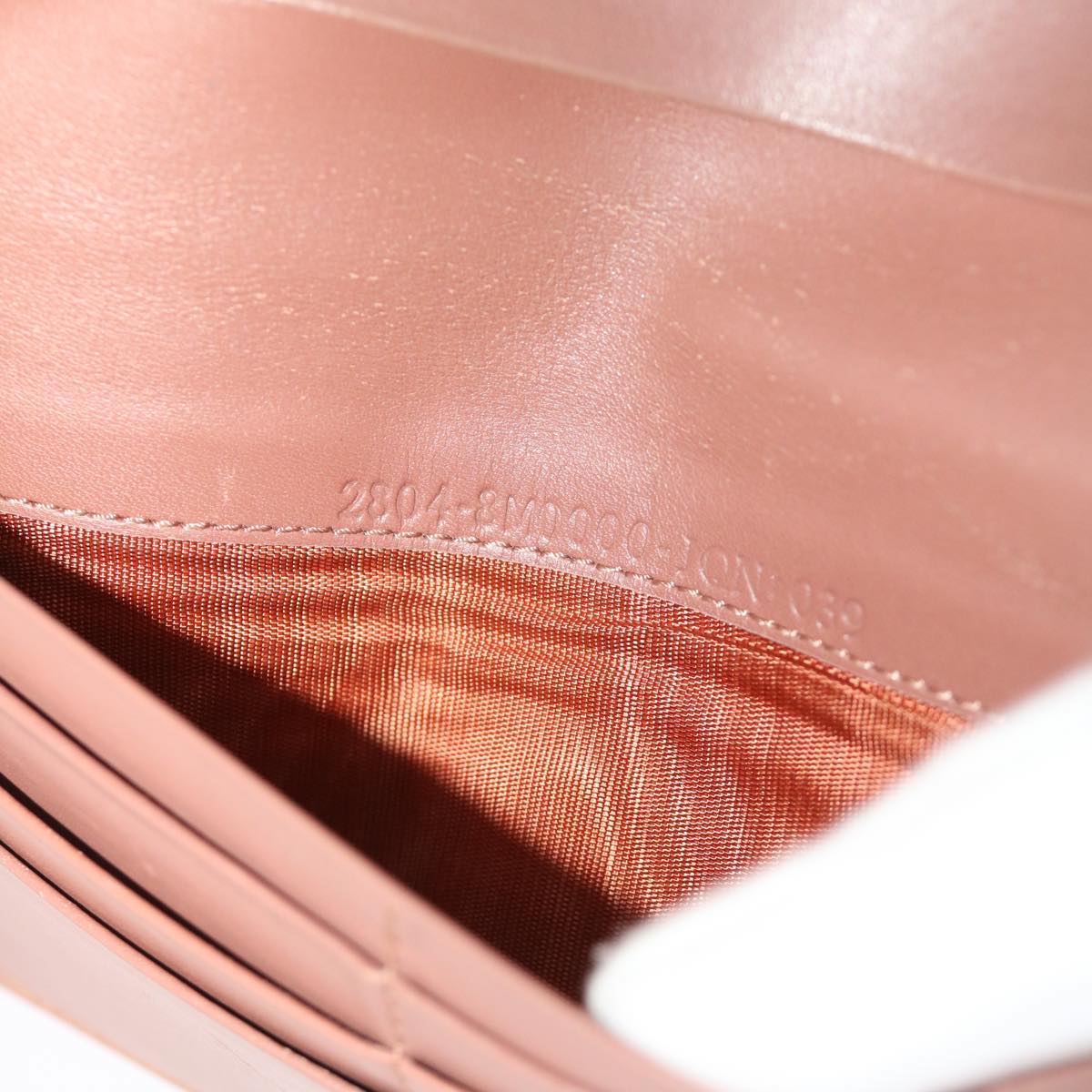 FENDI Zucchino Canvas Long Wallet Pink 50821