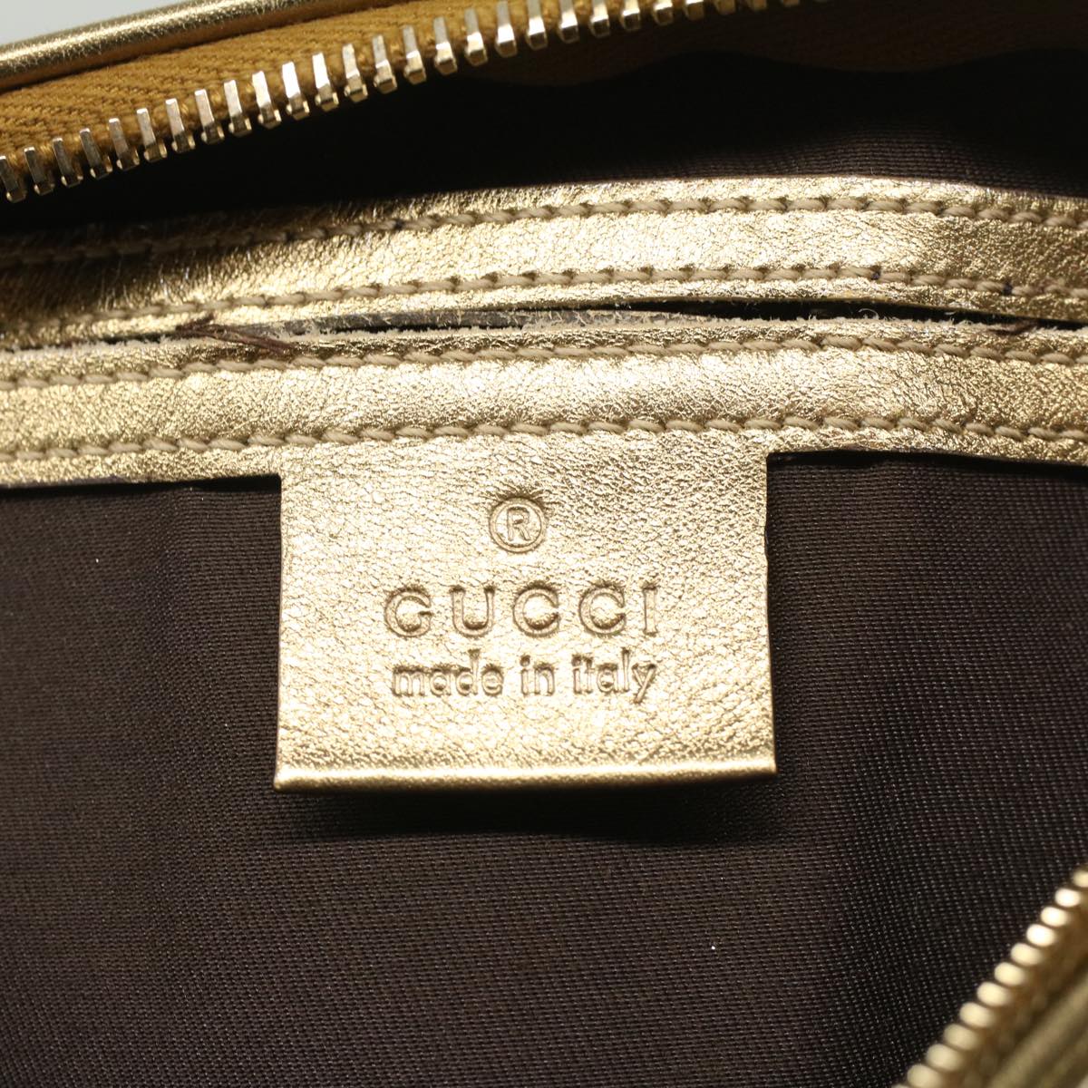GUCCI GG Crystal Hand Bag Beige 193604 50984